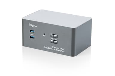 Digitus DS-12864 KVM-switchar Grå 