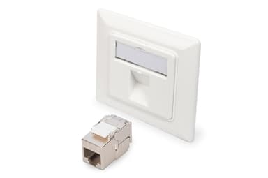Digitus DN-93811-1 eluttag RJ-45 Vit 
