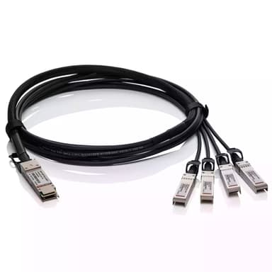 Pro Optix QSFP-100G-4X25G-CU2M-P InfiniBand og fiberoptisk kabel 2 m QSFP28 SFP28 DAC Sort 2m QSFP28 SFP28