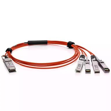 Pro Optix QSFP-100G-4X25G-AOC20M-P InfiniBand och fiberoptisk kabel 20 m QSFP28 4x SFP28 AOC Aqua 20m QSFP28 4 x SFP28 OM4