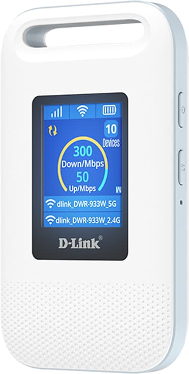 D-Link DWR-933W 4G LTE+ AX600 WiFi 6 Mobilt hotspot