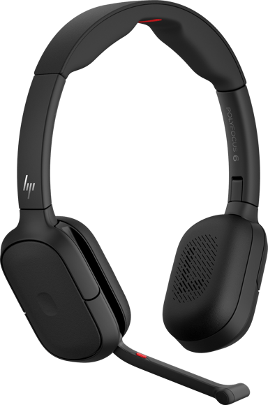 HP Poly Focus 625 Fold Stereo Bluetooth Headset Stereo USB-C Musta