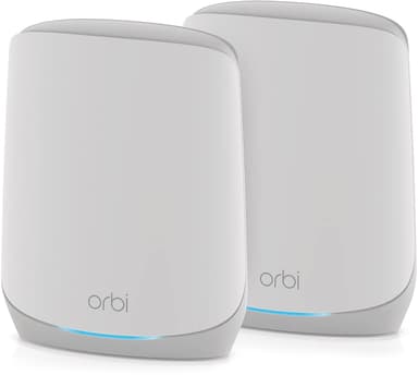Netgear Orbi RBK762S Tri-band (2,4 GHz / 5 GHz / 5 GHz) Wi-Fi 6 (802.11ax) Vit 5 Intern 