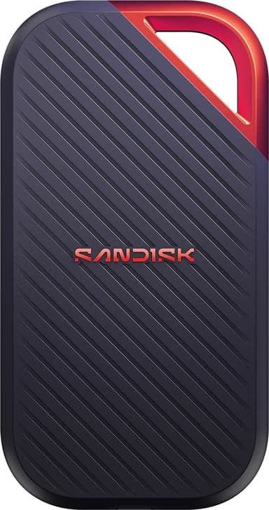 SanDisk Extreme PRO Portable SSD V3 2TB USB-C Marineblå, Rød