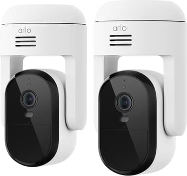 Arlo Essential 3 2K Pan-Tilt-Zoom utendørs sikkerhetskamera 2-cam 