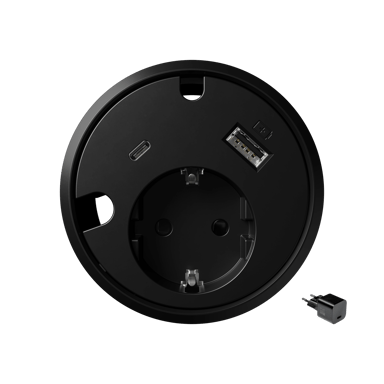 Forming Function Powerdot 16 Kit 1x Ström (Typ F) 1x USB-C 1x USB-A Med 20W Strömadapter Svart