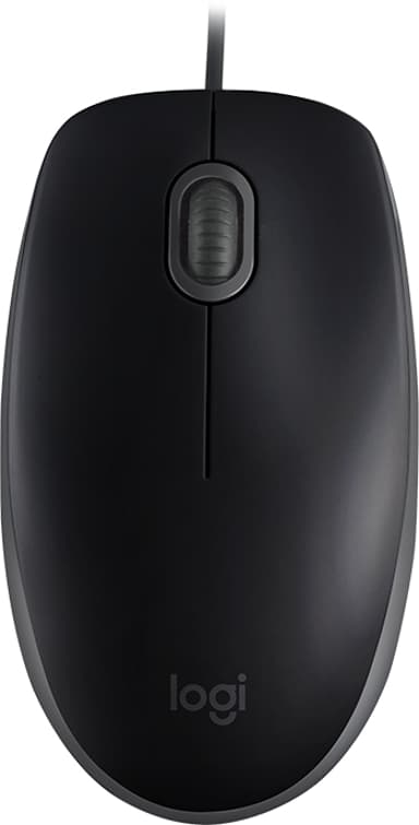 Logitech B110 Silent USB-A Mus Svart