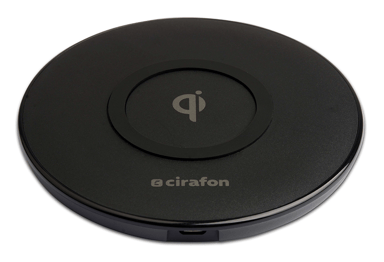 Cirafon Qi Charger 10W Qc2.0 Musta