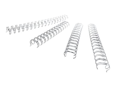GBC Metallspiral 3:1 NO4 6mm A4 Silver 100st 