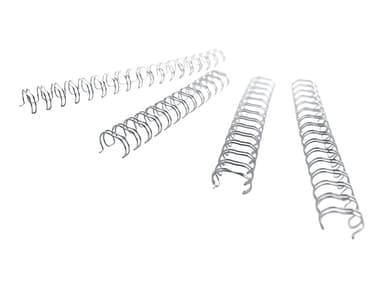 GBC Metallspiral 3:1 NO6 9.5mm A4 Sølv 100 stk 
