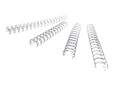 GBC Metal Spiral 3:1 NO7 11mm A4 Silver 100pcs 