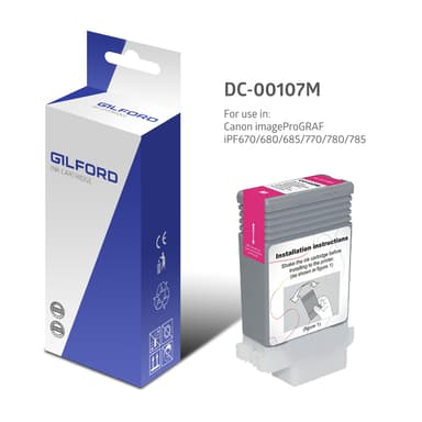 Gilford Blekk Magenta Pfi-107m - 6707B001 