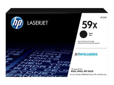 HP Värikasetti Musta 10K 59X - LJ M404 