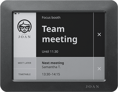 Visionect Joan 6 Room Booking Touch Display WiFi 6" Zwart