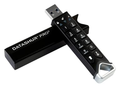 Istorage datAshur Pro2 128GB 128GB USB A-tyyppi Musta