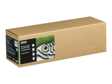 Epson Papper Fine Art Cotton Smooth Bright 17" 432cm 15m Rulle 
