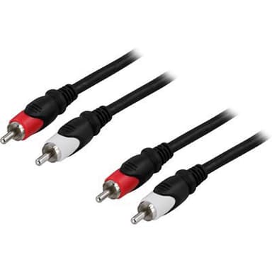 Deltaco Audio 2xRCA - 2xRCA