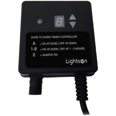 LightsOn Ljussensor/Timer Max 150W IP44 