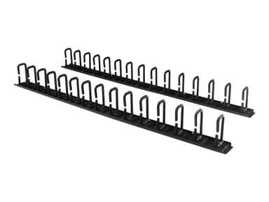 Startech Verticale kabelmanager met D-ring haken 