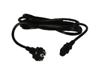 Honeywell Strömkabel AC C14 Typ Schuko EU Strömkontakt typ F C14 coupler Svart
