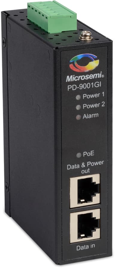 Microsemi Industrial 1-Port 30W PoE Injector 