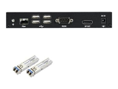 Black Box KVX KVM Extender (Incl. 2 SFP's) - MM Fiber 4K DP 