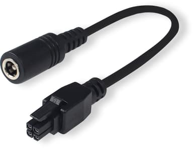 Teltonika 4-pin till DC-plugadapter 0.1m ﻿DC 4-pin Svart