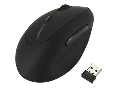 Kensington Pro Fit Ergo Wireless Mouse RF Trådlös Mus Svart