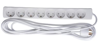 Microconnect 8-way Danish Power Strip 
