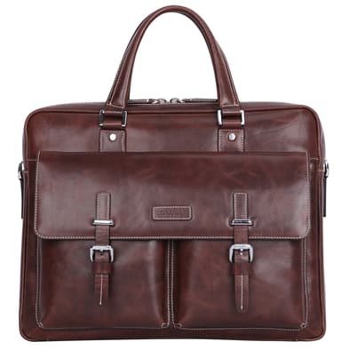 Cirafon Leather Vintage 15.6" Aito nahka Ruskea