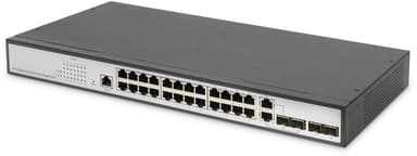 Digitus DN-80221-3 netwerk-switch Managed L2 Gigabit Ethernet (10/100/1000) Zwart, Grijs 