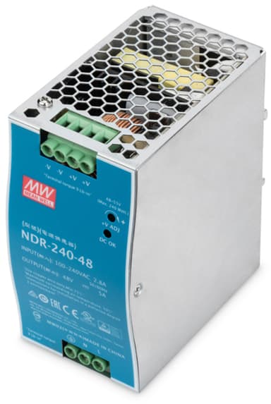 Digitus DN-PWR24048 power supply unit 240 W Groen, Zilver 240W