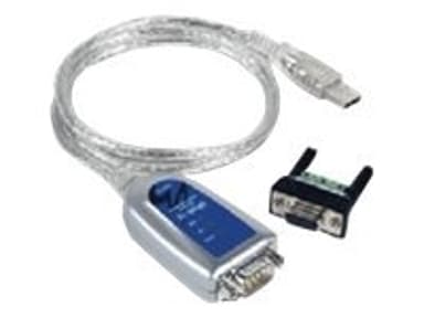 Moxa UPort 1150 seriel adapter USB-A DB9 Argent, Sølv