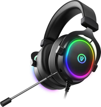 Voxicon GR8-G24 RGB Gaming Headset Surround USB A-tyyppi Musta