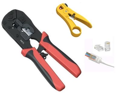 Direktronik RJ45-liittimen aloituspaketti 