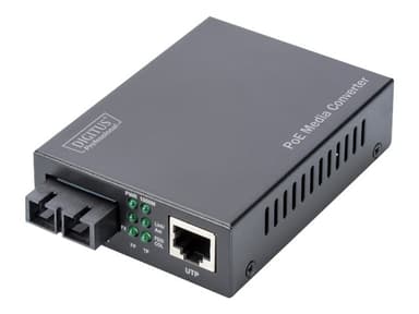 Digitus DN-82150 mediakonverterare för nätverk 1000 Mbit/s 850 nm Flerläge Svart 