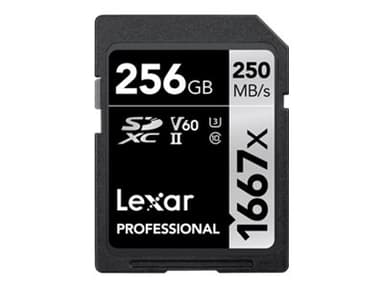 Lexar SDXC, 256 GB UHS-II Klasse 10 256GB SDXC UHS-II