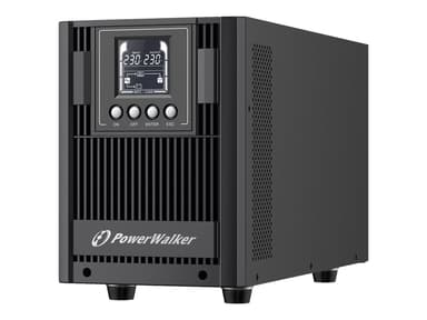 Powerwalker VFI 2000 AT UPS-virtalähde Taajuuden kaksoismuunnos (verkossa) 2 kVA 1800 W 4 AC-pistorasia(a) 