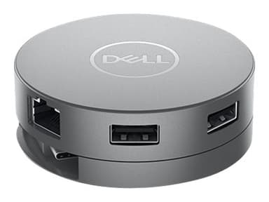 Dell DA310 Koblet med ledninger (ikke trådløs) USB 3.2 Gen 2 (3.1 Gen 2) Type-C Sølv USB-C 3.2 Gen 2 (3.1 Gen 2)