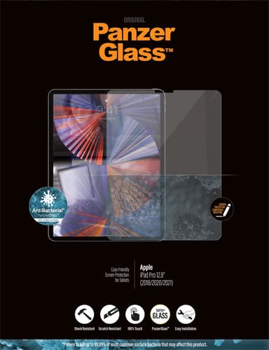 Panzerglass Edge-to-Edge iPad Pro 12.9" 3rd gen iPad Pro 12.9" 4th gen iPad Pro 12.9" 5th gen iPad Pro 12.9" 6th gen