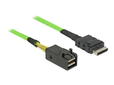 Delock 85694 Serial Attached SCSI (SAS)-kabel 0,5 m Grøn 