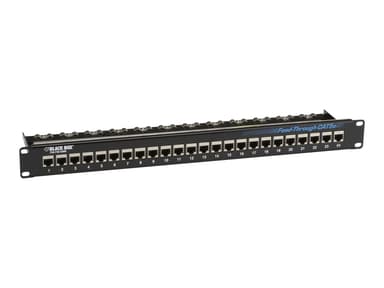 Black Box Blackbox Feed Through Patch Panel - Shielded - 24 Port 