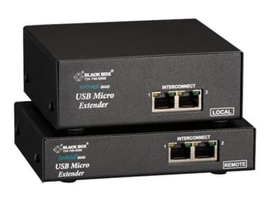 Black Box Blackbox Kvm Dual Head With Usb Extender 