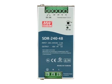 Black Box Blackbox Din Rail Power Supply 48vdc 240w 