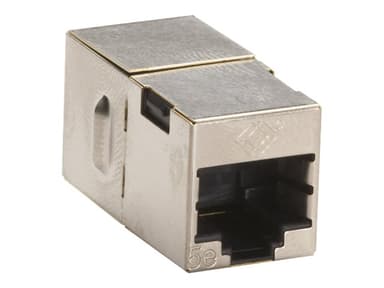 Black Box Blackbox Cat5e Straight Coupler Shielded-silver 