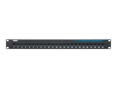 Black Box Blackbox Feed Through Patch Panel - Unshielded - 24 Port 
