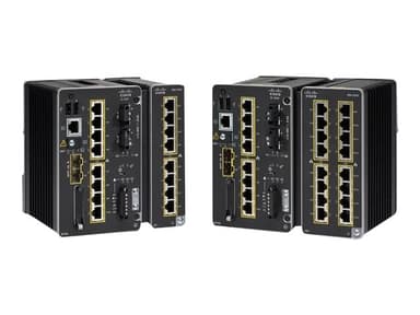 Cisco Catalyst IE-3300-8T2S-E nettverkssvitsj Håndtert L2 Gigabit Ethernet (10/100/1000) Sort 