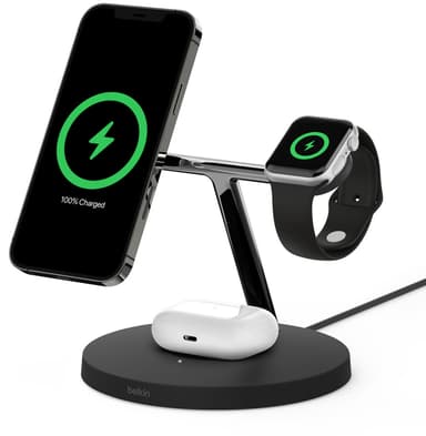 Belkin Magsafe 3-in-1 Wireless Charger Black