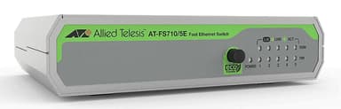 Allied Telesis FS710/5E Ohanterad Fast Ethernet (10/100) Grön, Grå