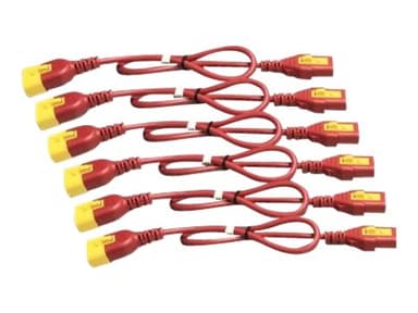 APC AP8706S-WWX340 virtajohto Punainen 1,83 m C13 liitin C14 liitin 1.83m C13 liitin C14 liitin Punainen